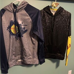 BOOMBAH hoodie 2 with softball scrunchie